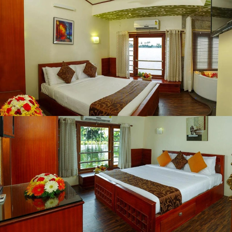 Kerala 2 bedroom premium houseboat